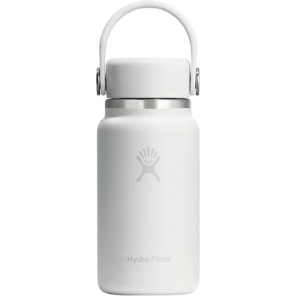 Rear View of White Hydro Flask® Micro Hydro Bottle 200ml