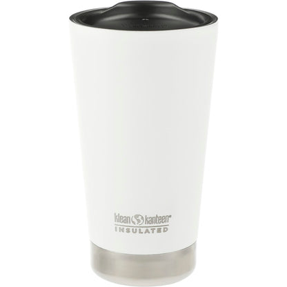 Rear View of White Klean Kanteen Eco Insulated Tumbler 16oz