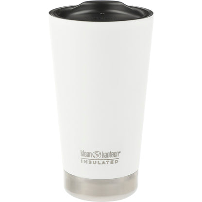 Rear View of White Klean Kanteen Eco Insulated Tumbler 16oz