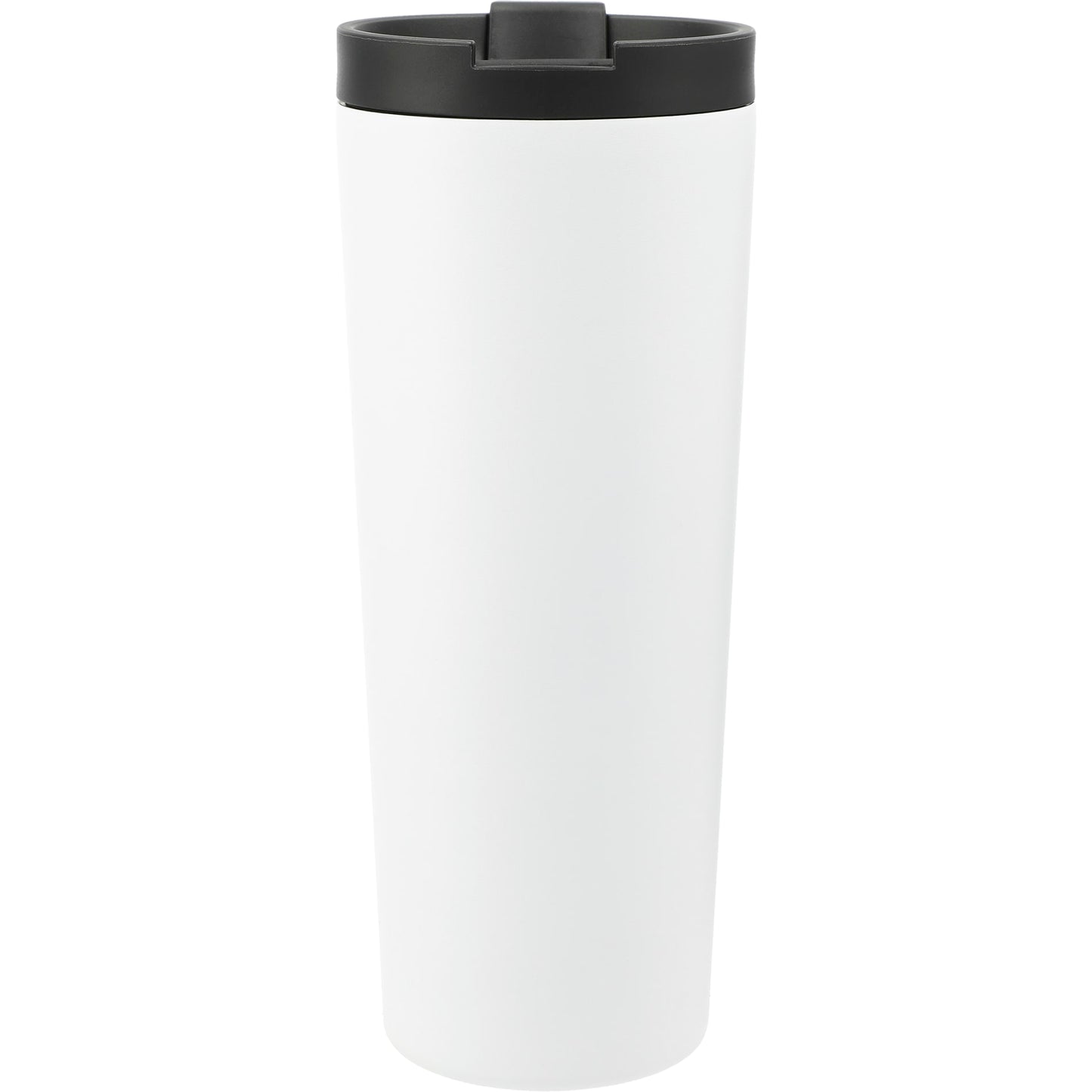 Rear View of White Maia 2-in-1 Copper Vacuum Tumbler Kit 24oz
