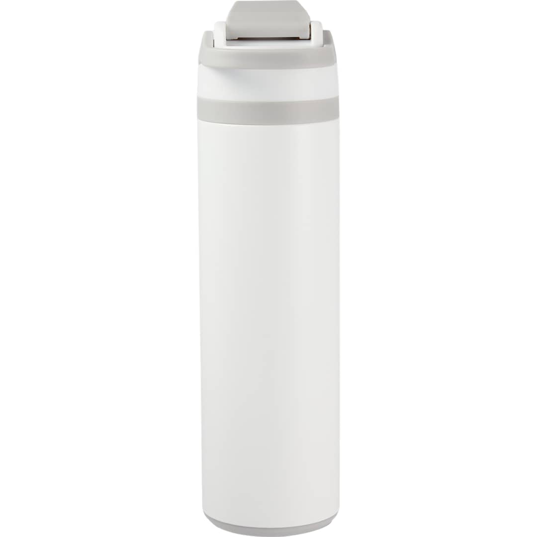 Rear View of White Reef 24oz Vacuum Recycled Stainless-steel Bottle