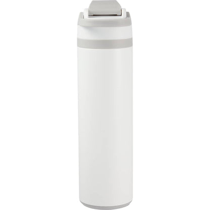 Rear View of White Reef 24oz Vacuum Recycled Stainless-steel Bottle