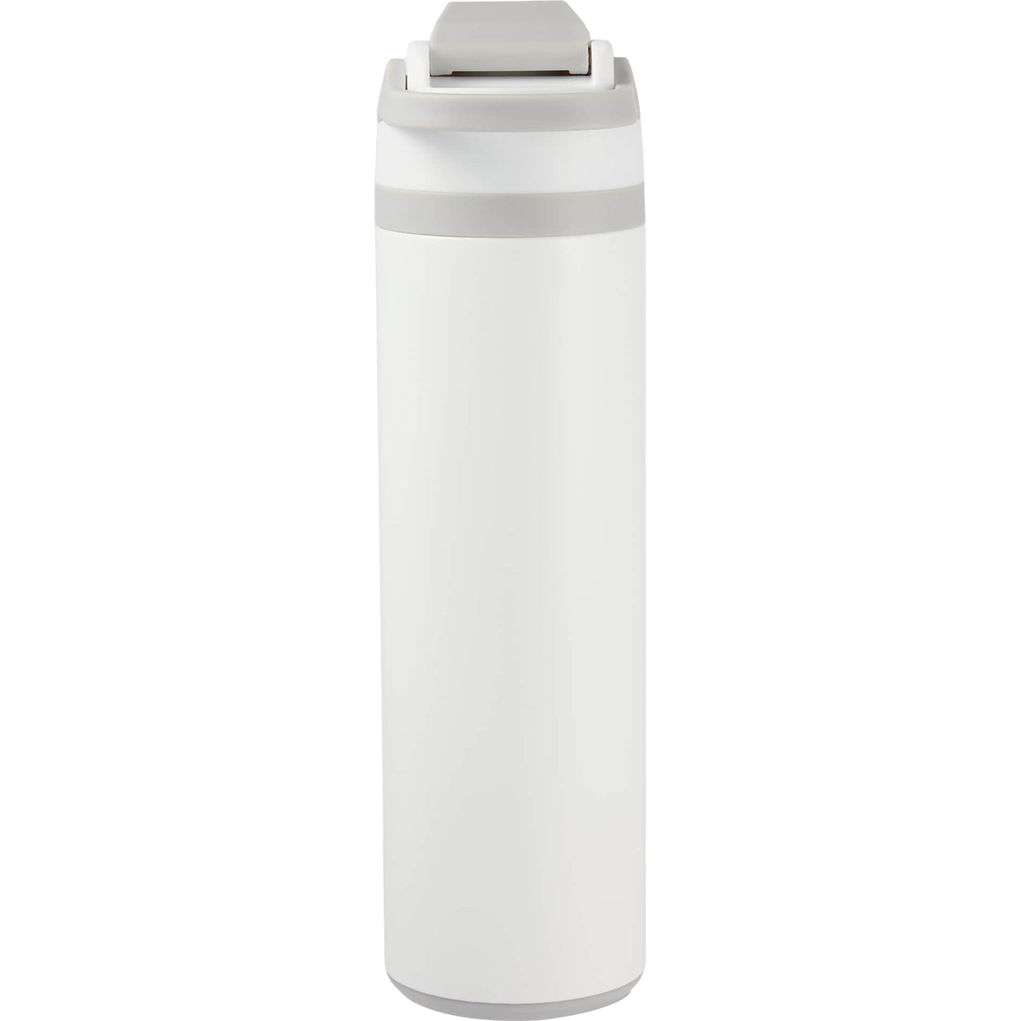 Rear View of White Reef 24oz Vacuum Recycled Stainless-steel Bottle