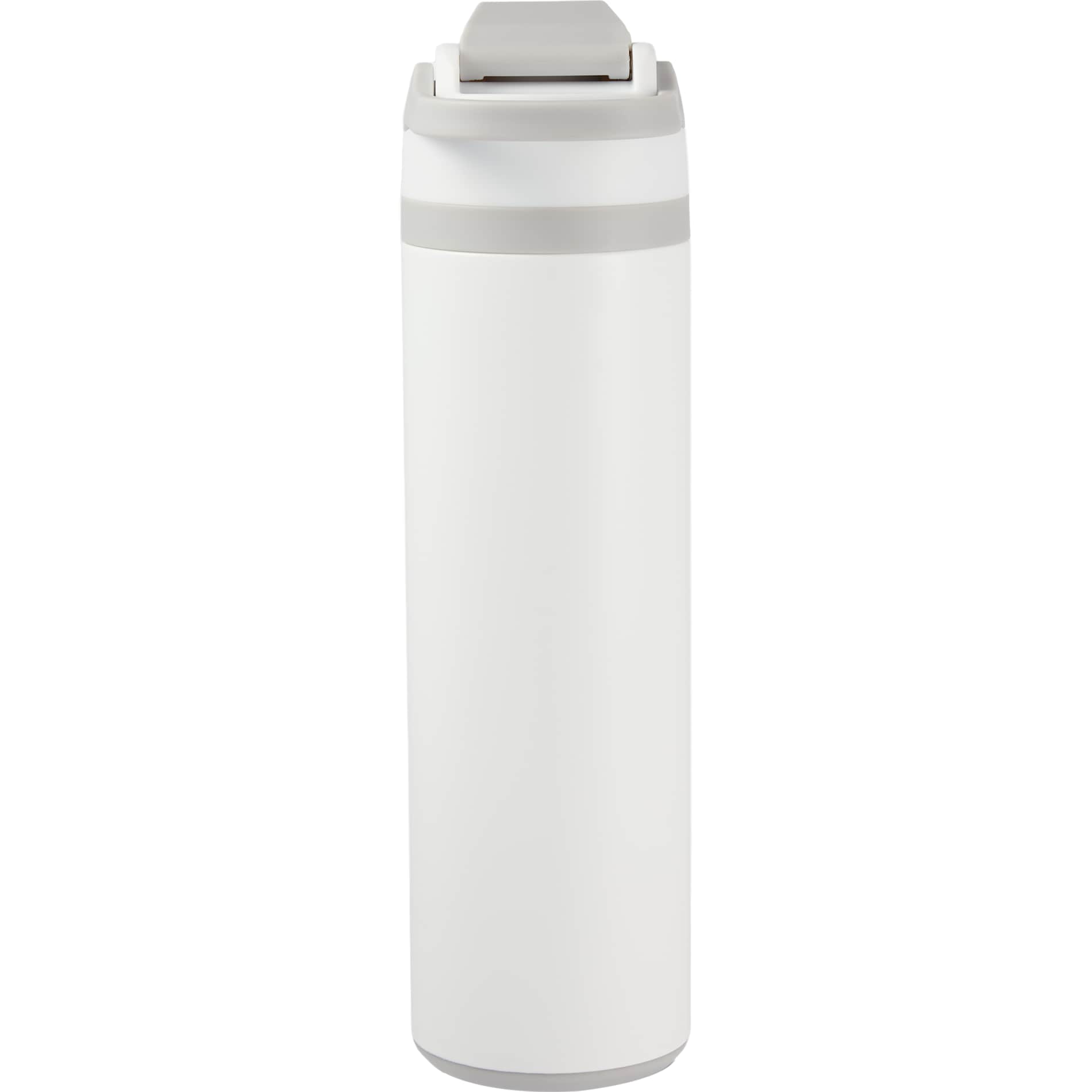 Rear View of White Reef 24oz Vacuum Recycled Stainless-steel Bottle