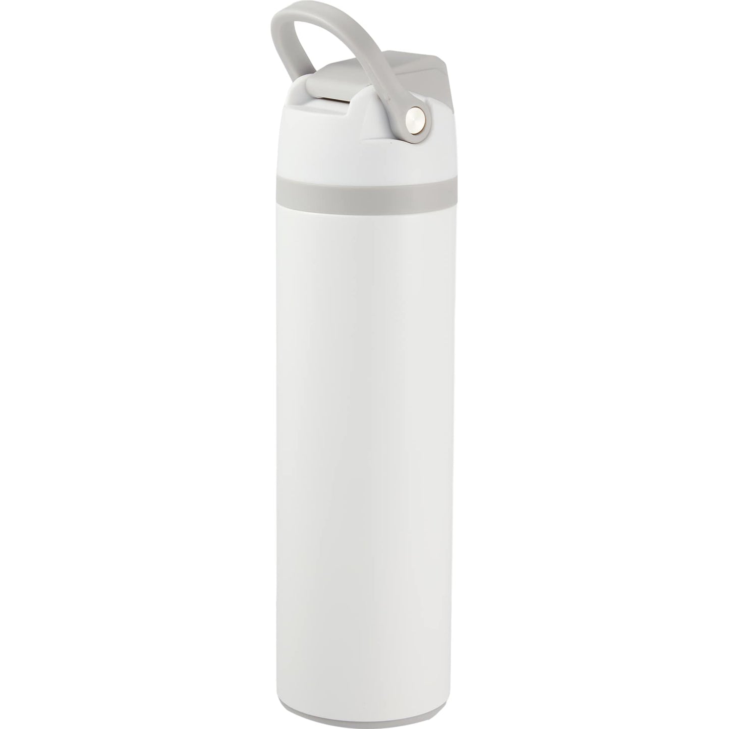 Rear View of White Reef 24oz Vacuum Recycled Stainless-steel Bottle