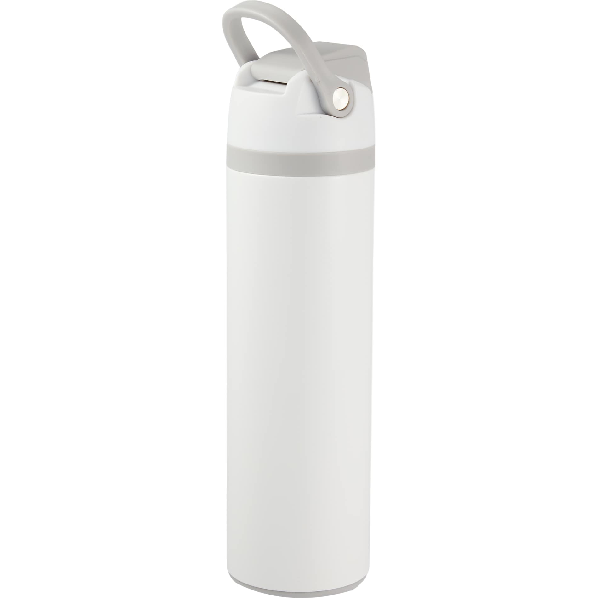Rear View of White Reef 24oz Vacuum Recycled Stainless-steel Bottle