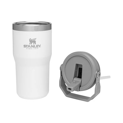 Rear View of White Stanley IceFlow™ 1.0 Flip Straw Tumbler 20oz
