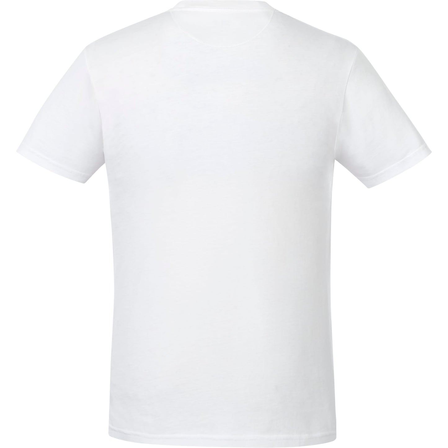 Rear View of White tentree Organic Cotton Short Sleeve Tee - Men's plain
