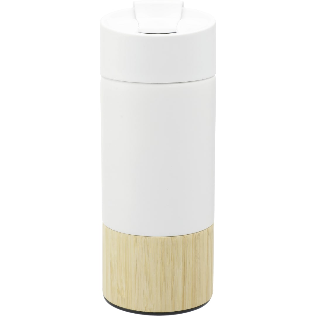 Rear View of White Welly® Traveler Copper Vacuum Tumbler 12oz