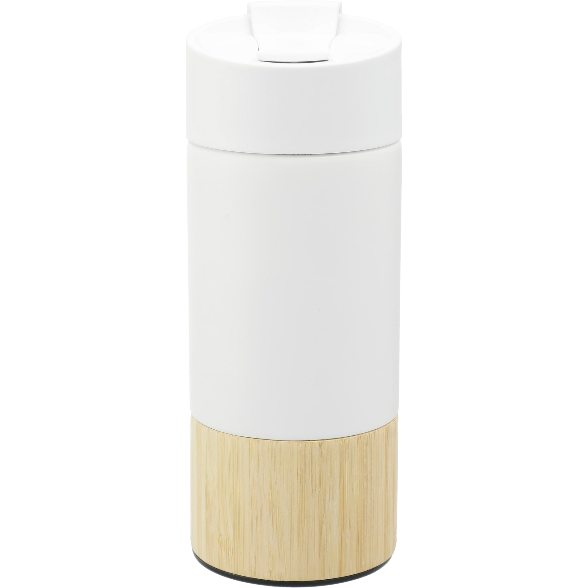 Rear View of White Welly® Traveler Copper Vacuum Tumbler 12oz