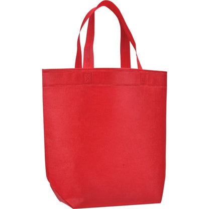 Red Challenger Non-Woven Shopper Tote plain