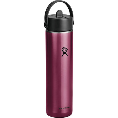 Red Hydro Flask® Lightweight Bottle w/ Straw Lid 24oz