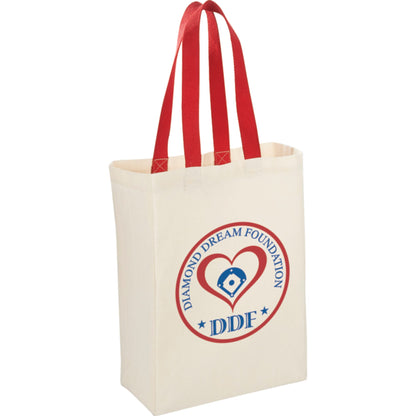 Red Nebraska 5oz Cotton Canvas Grocery Tote