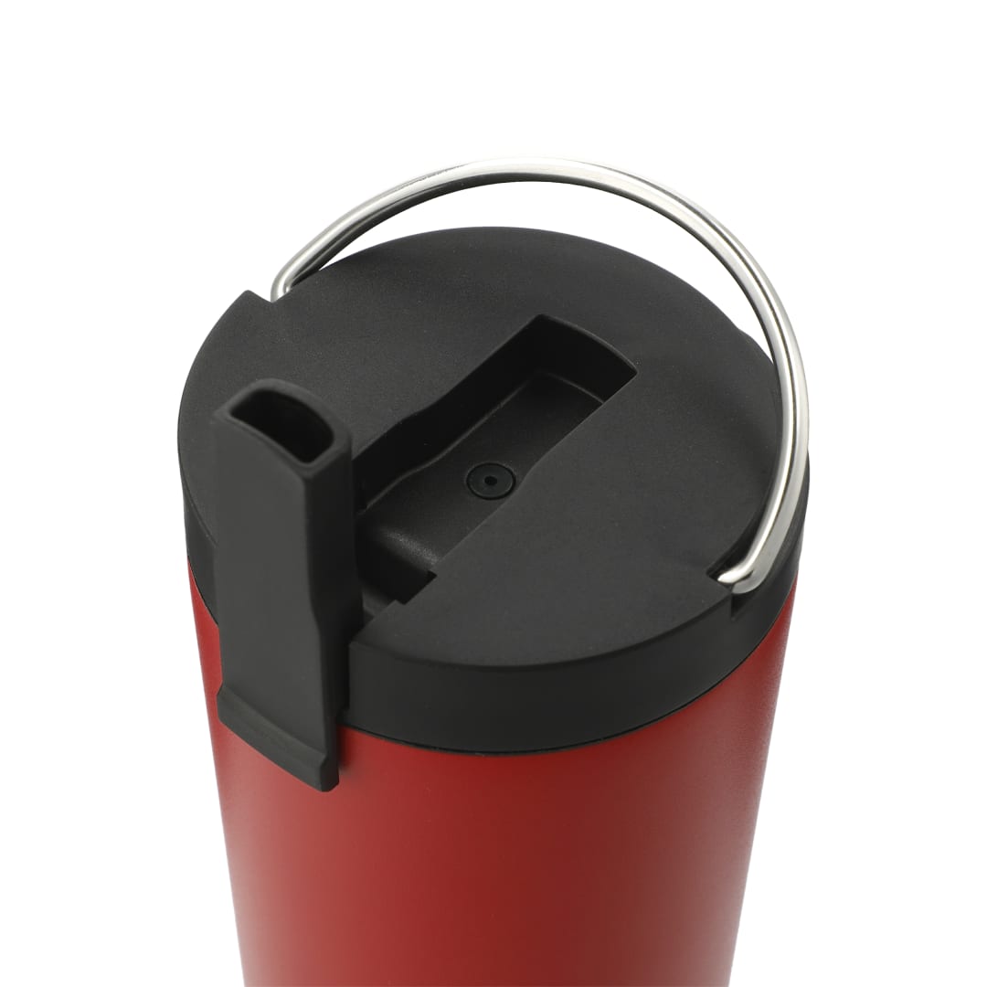 Red Thor Copper Insulated Tumbler 24oz Flip Straw Lid