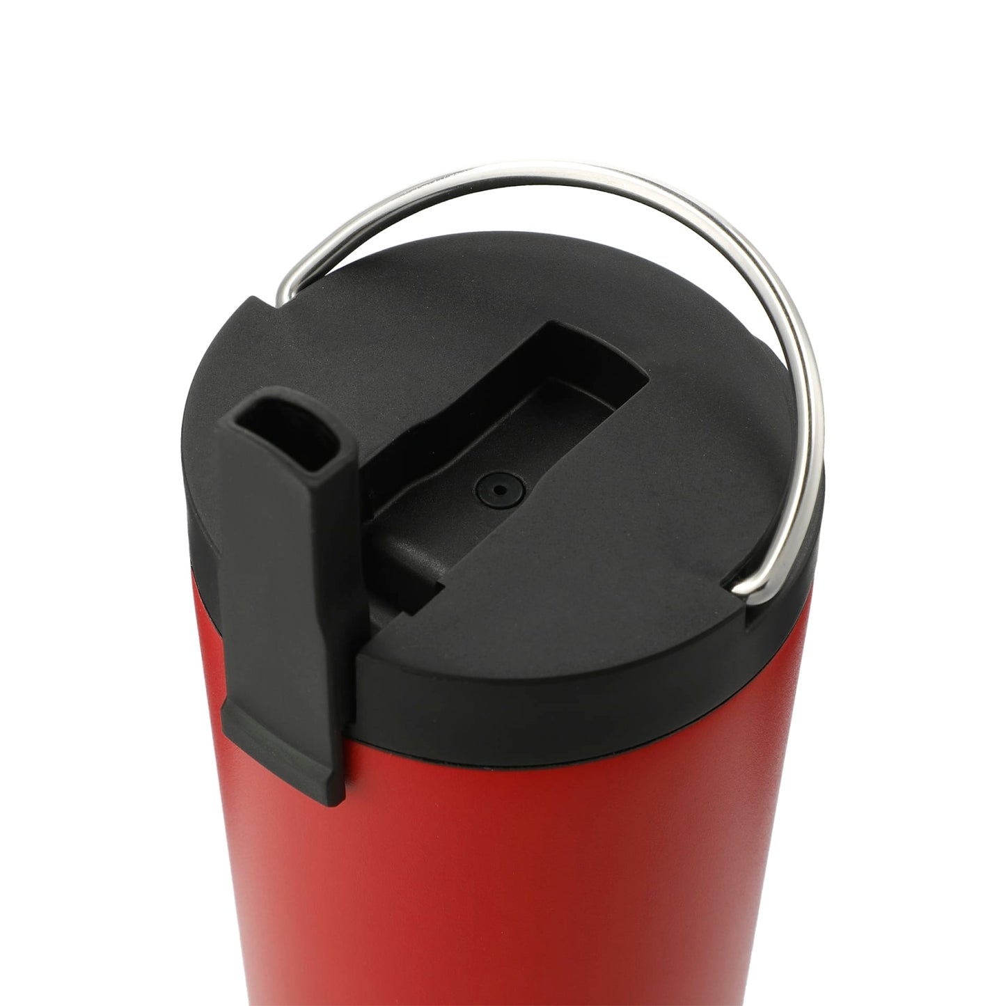 Red Thor Copper Insulated Tumbler 24oz Flip Straw Lid