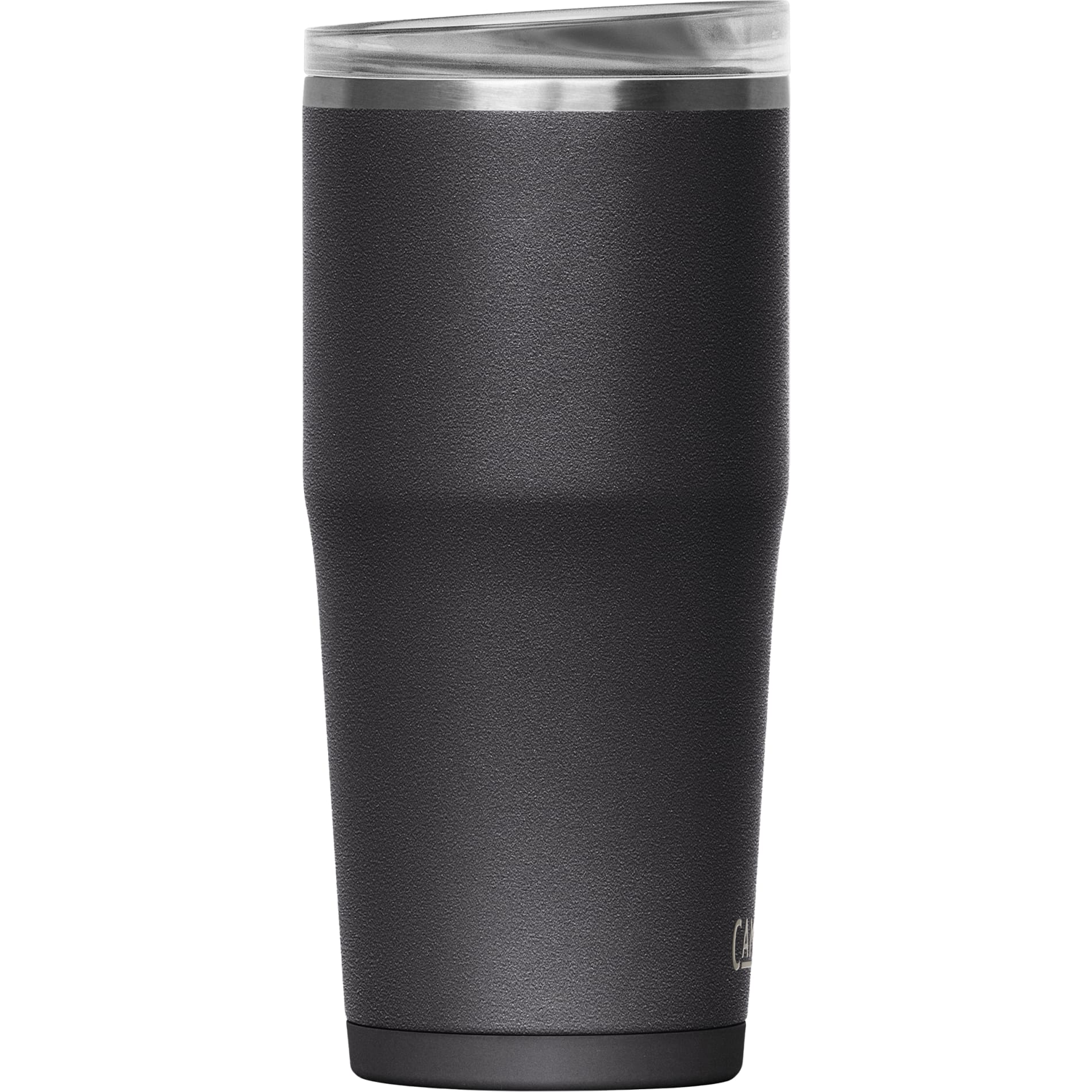 Right View of Black Camelbak Thrive Leakproof Tumbler 20oz plain