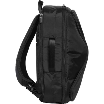 Right View of Black Stitch Day Traveler Backpack