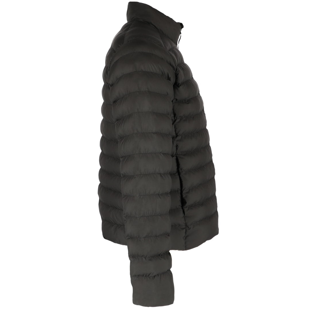 Right View of Black tentree Cloud Shell Packable Puffer - Men's plain
