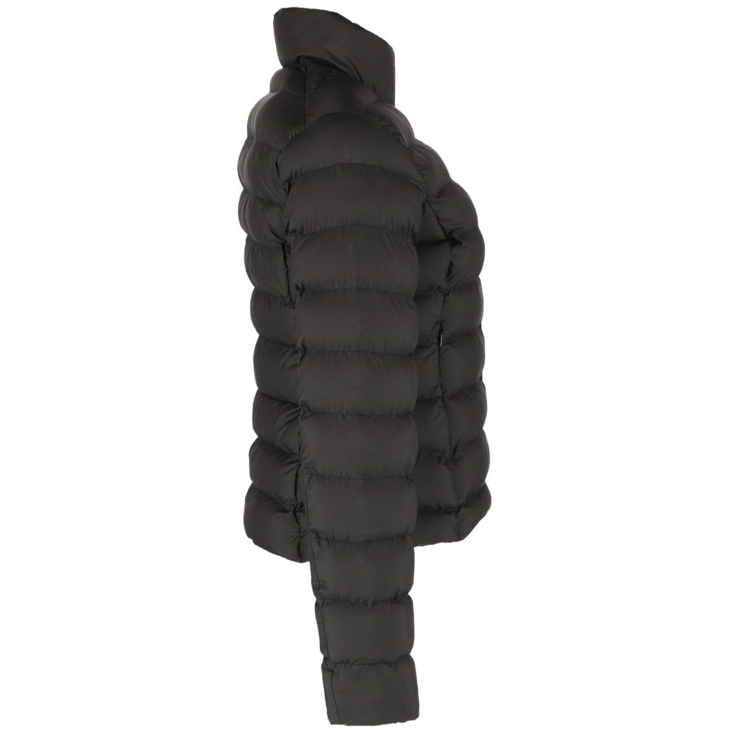 Right View of Black tentree Cloud Shell Packable Puffer - Women's plain