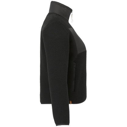 Right View of Black tentree EcoLoft Zip Jacket - Women's plain