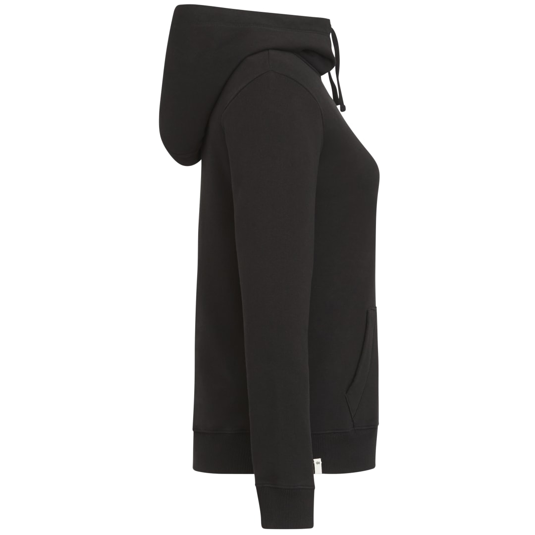 Right View of Black tentree Organic Cotton Banshee Hoodie - Women's plain