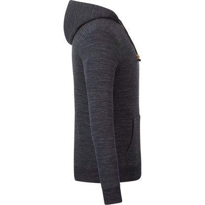 Right View of Black tentree Space Dye Classic Hoodie - Men's plain