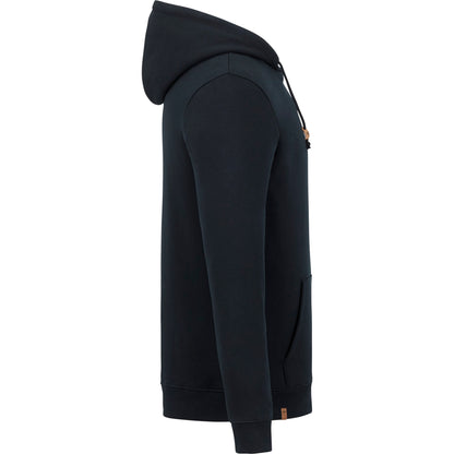 Right View of Black tentree Space Dye Classic Hoodie - Men's plain