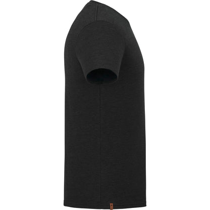 Right View of Black tentree TreeBlend Classic T-Shirt - Men's plain