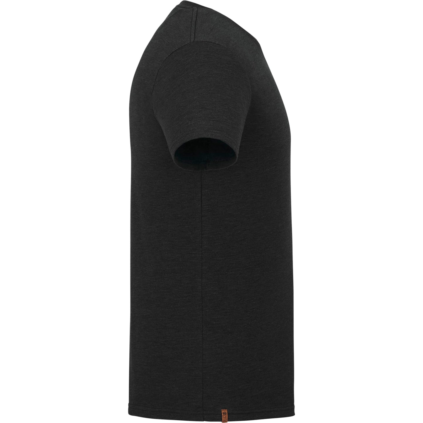 Right View of Black tentree TreeBlend Classic T-Shirt - Men's plain