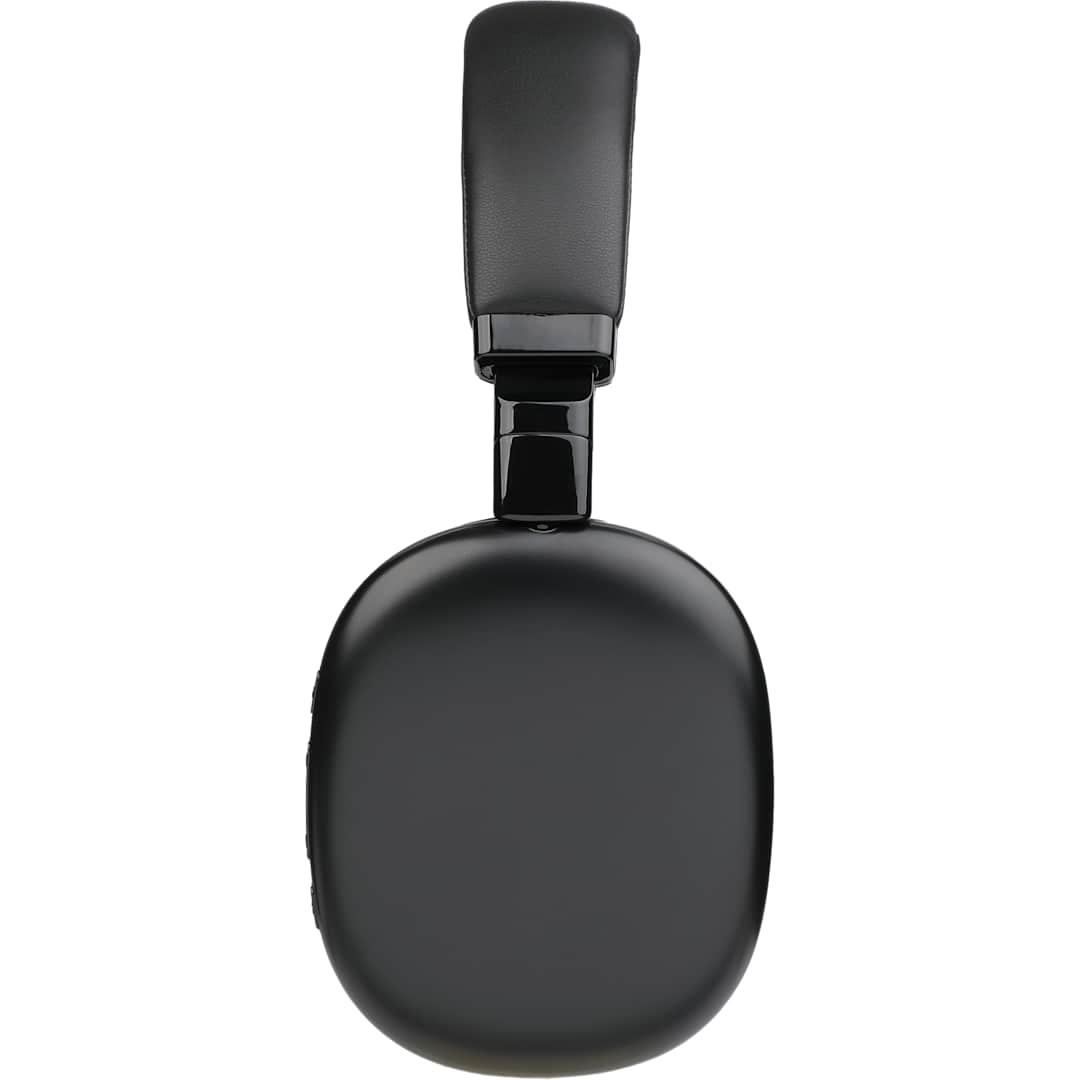 Right View of Black Zen Pods Bluetooth Headphones with ANC plain