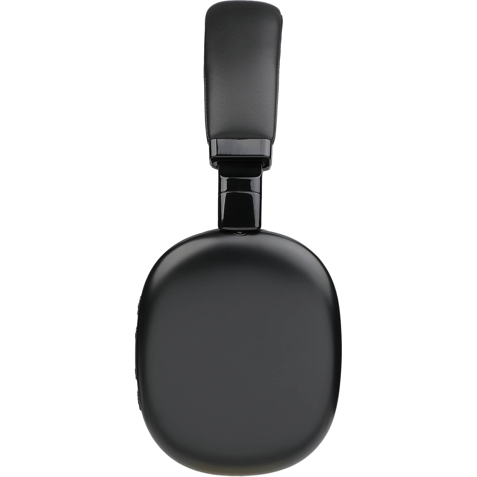 Right View of Black Zen Pods Bluetooth Headphones with ANC plain