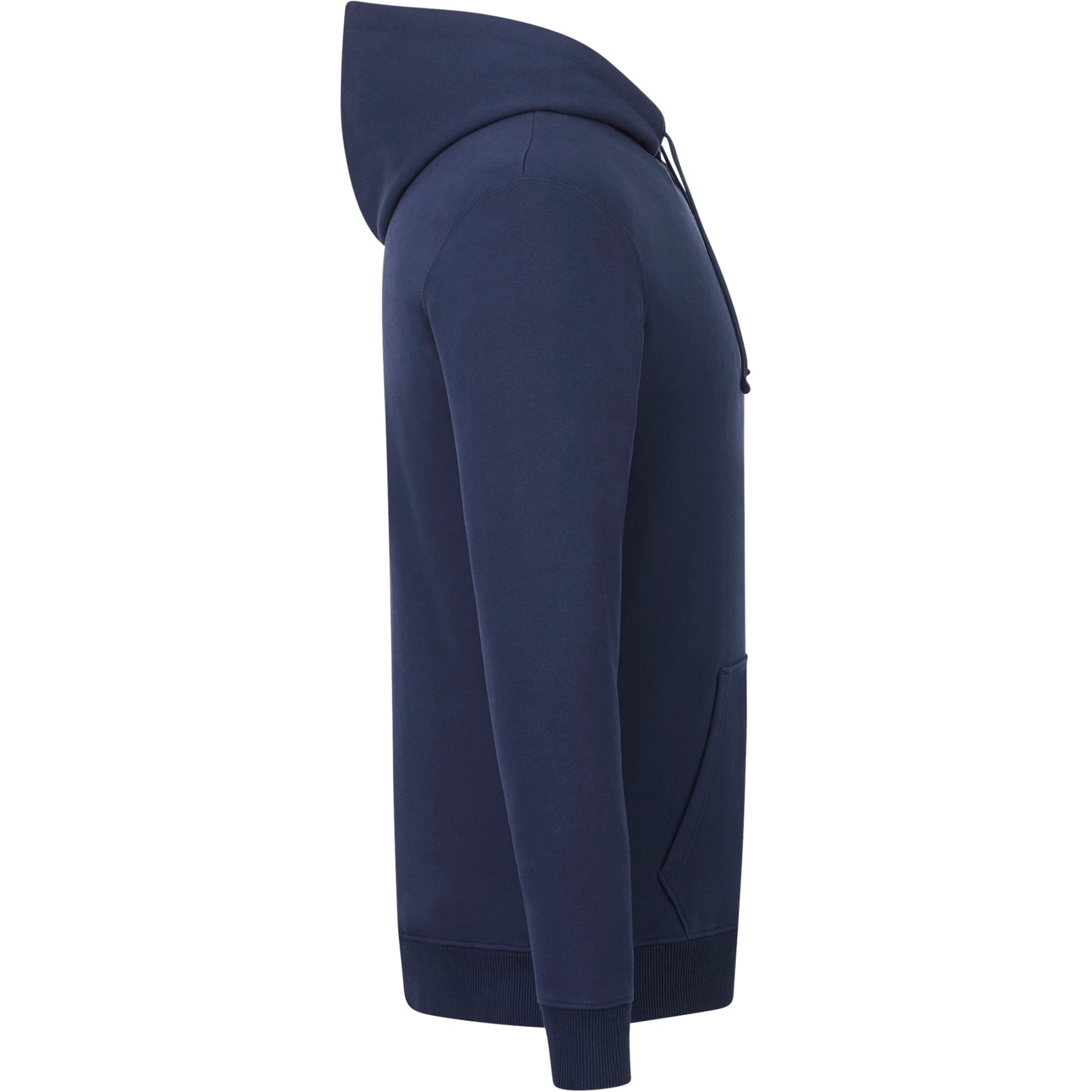 Right View of Blue tentree Organic Cotton Classic Hoodie - Men's plain