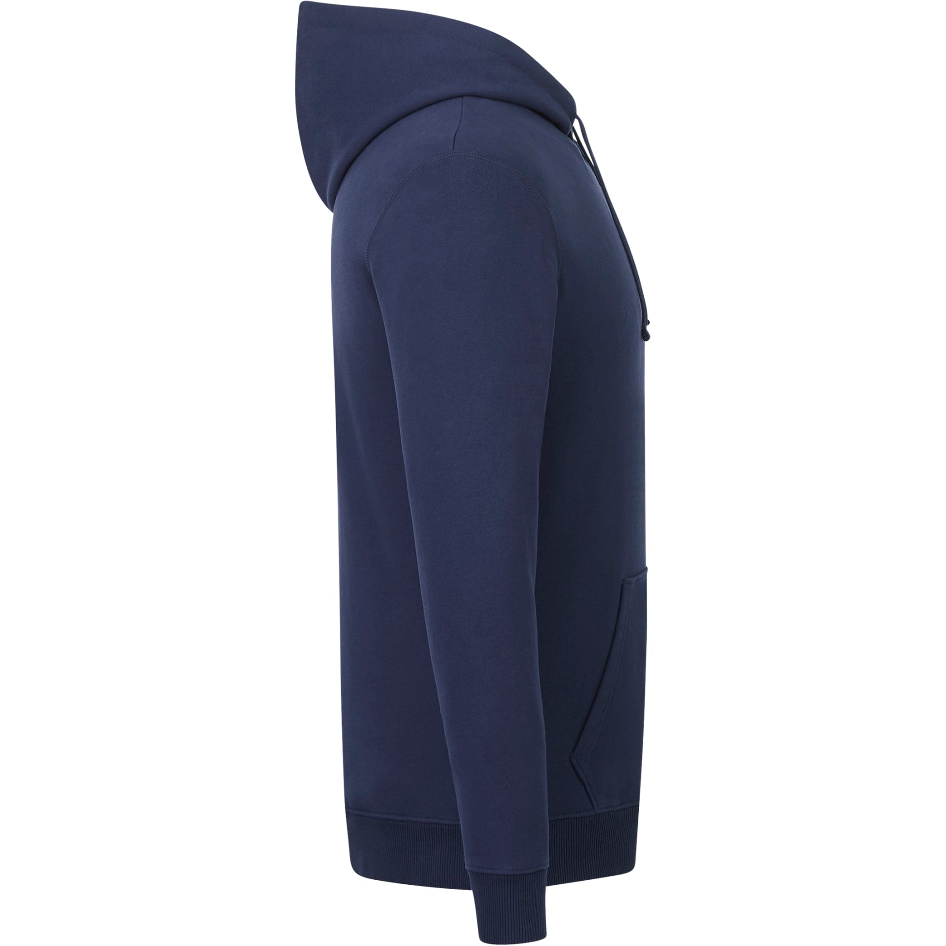 Right View of Blue tentree Organic Cotton Classic Hoodie - Men's plain