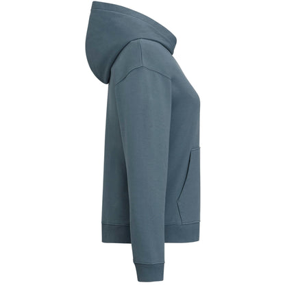 Right View of Blue tentree Organic Cotton Classic Hoodie - Women's plain