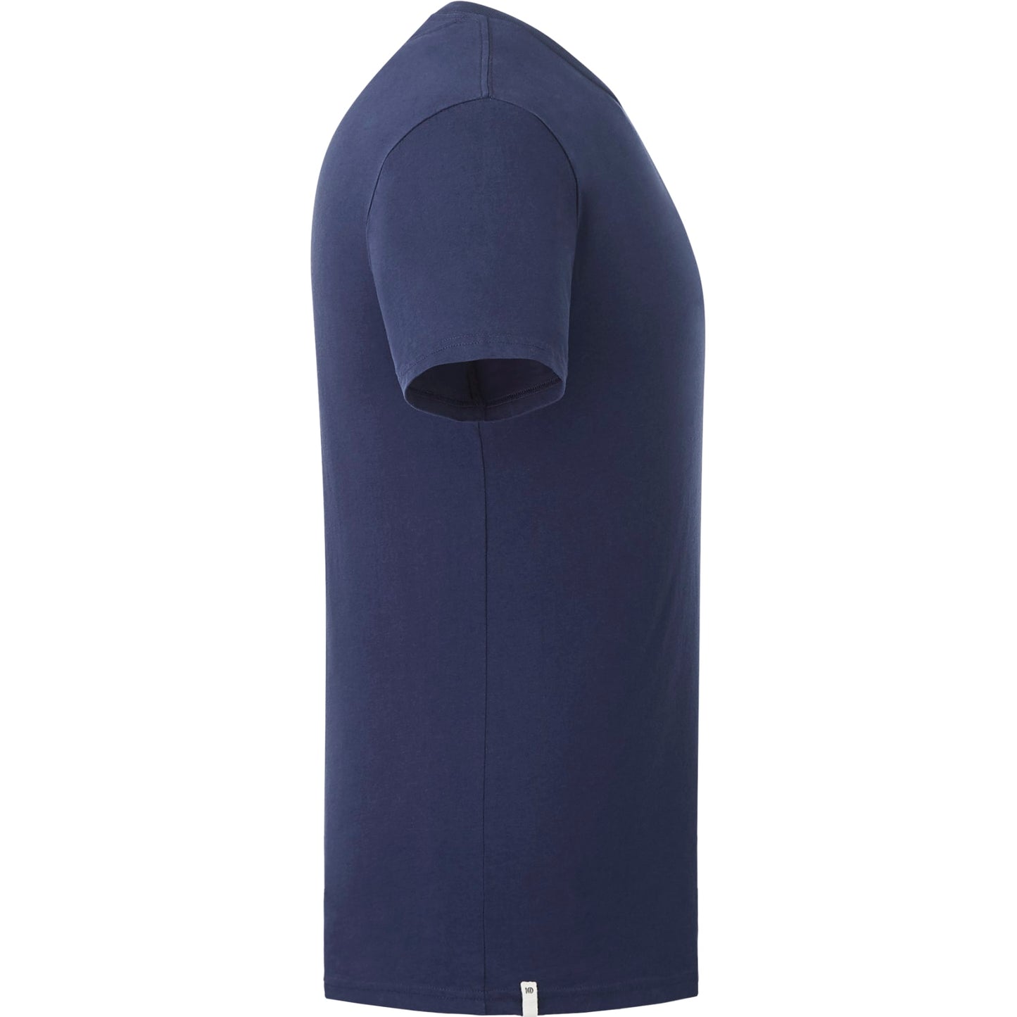 Right View of Blue tentree Organic Cotton Short Sleeve Tee - Men's plain