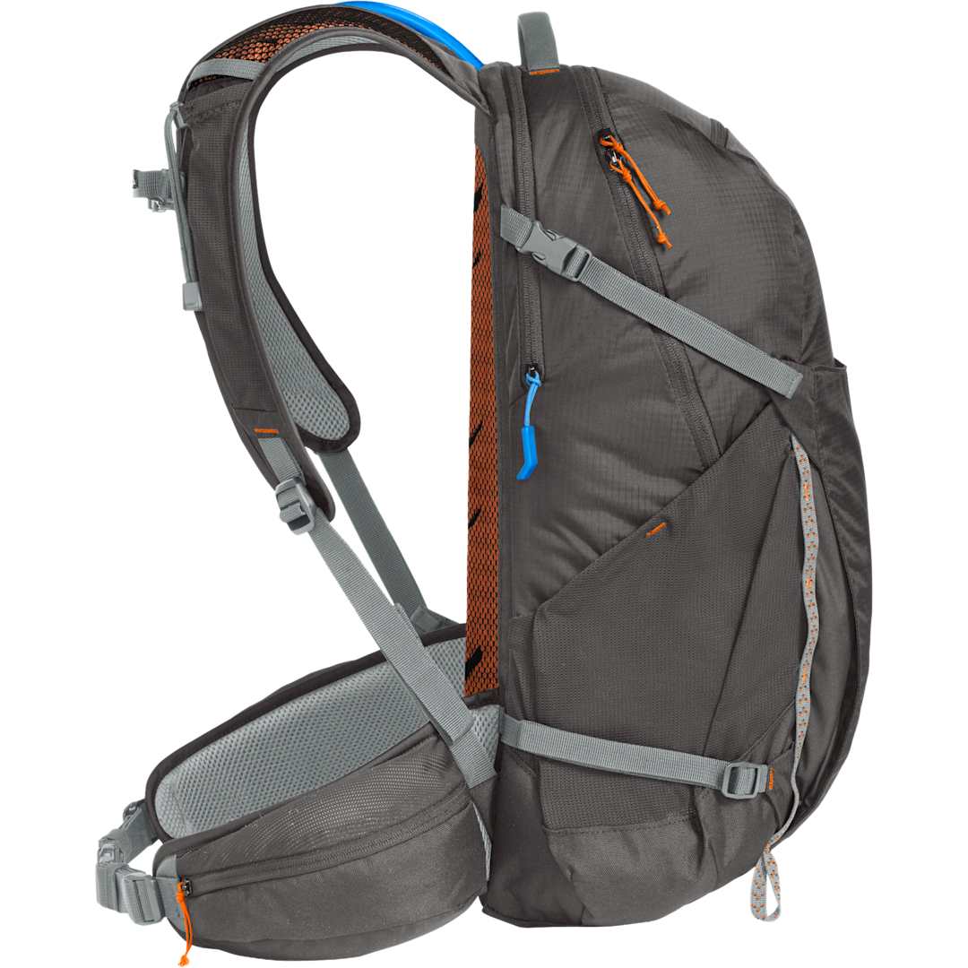 Right View of Gray Camelbak Rim Runner x30 Hydration Pack
