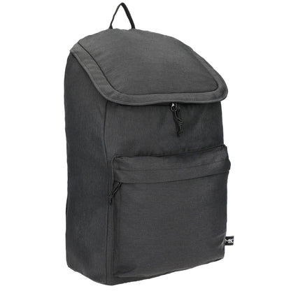 Right View of Gray Merchant & Craft Recycled 15" Laptop Backpack plain