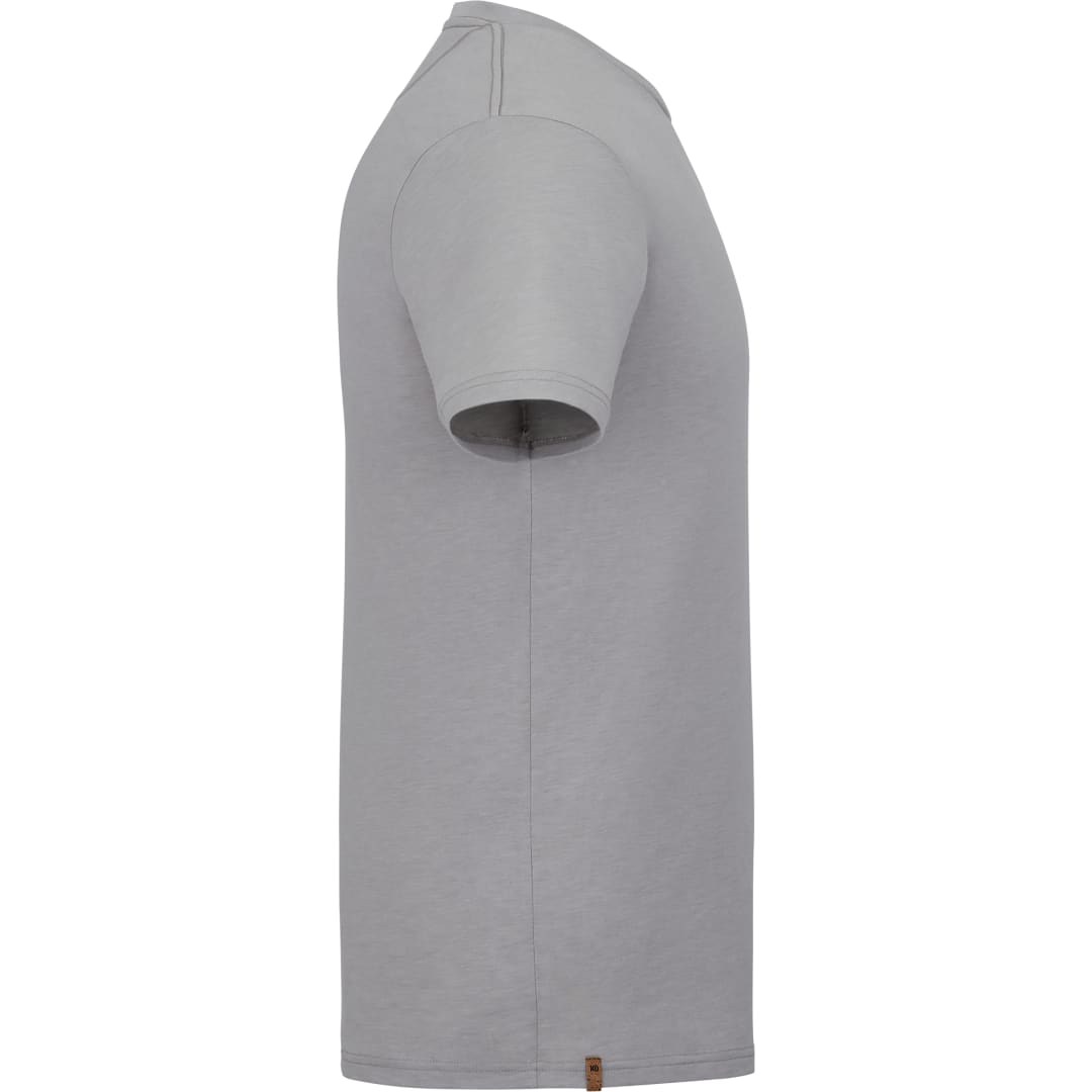 Right View of Gray tentree TreeBlend Classic T-Shirt - Men's plain