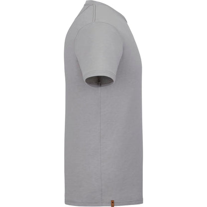 Right View of Gray tentree TreeBlend Classic T-Shirt - Men's plain