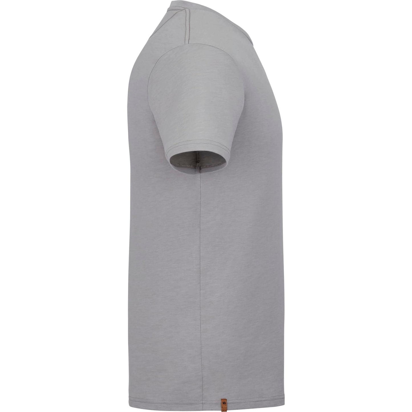 Right View of Gray tentree TreeBlend Classic T-Shirt - Men's plain