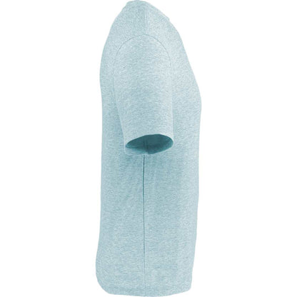 Right View of Green WELLABLE Men's Short Sleeve Tee plain