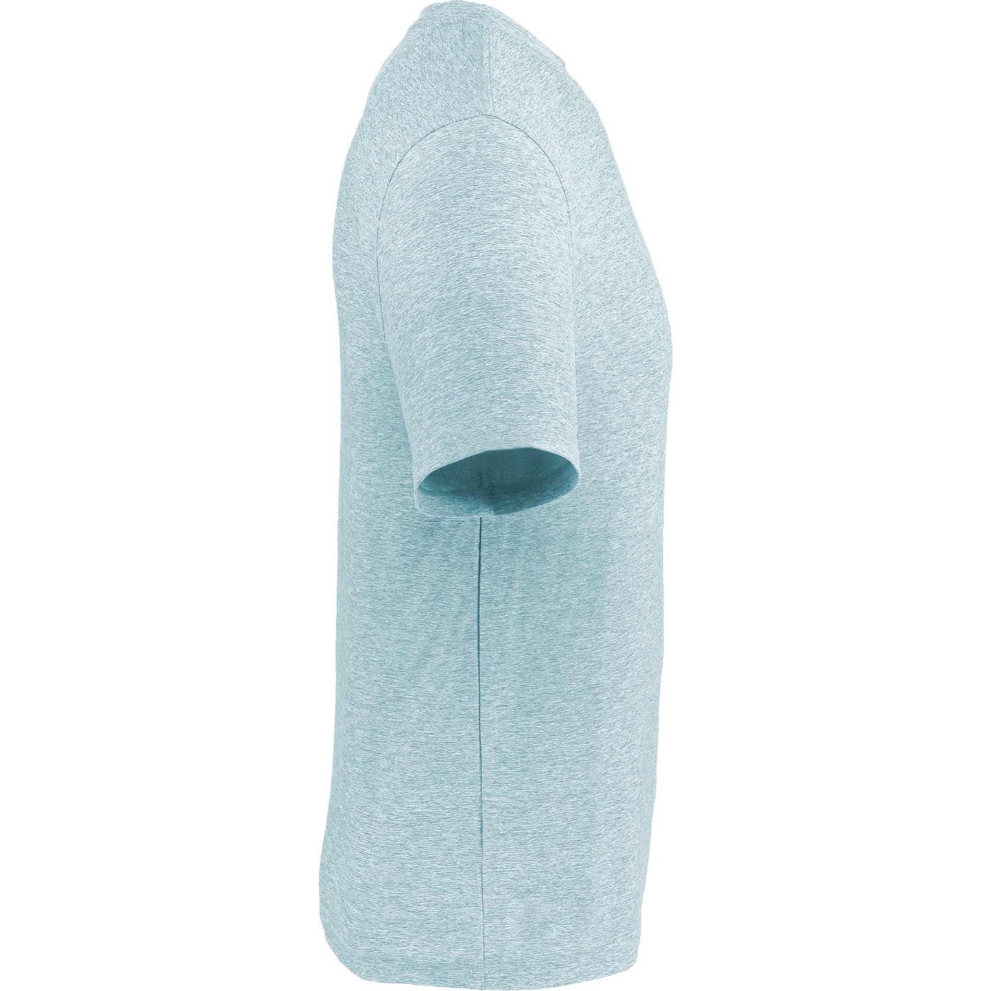 Right View of Green WELLABLE Men's Short Sleeve Tee plain