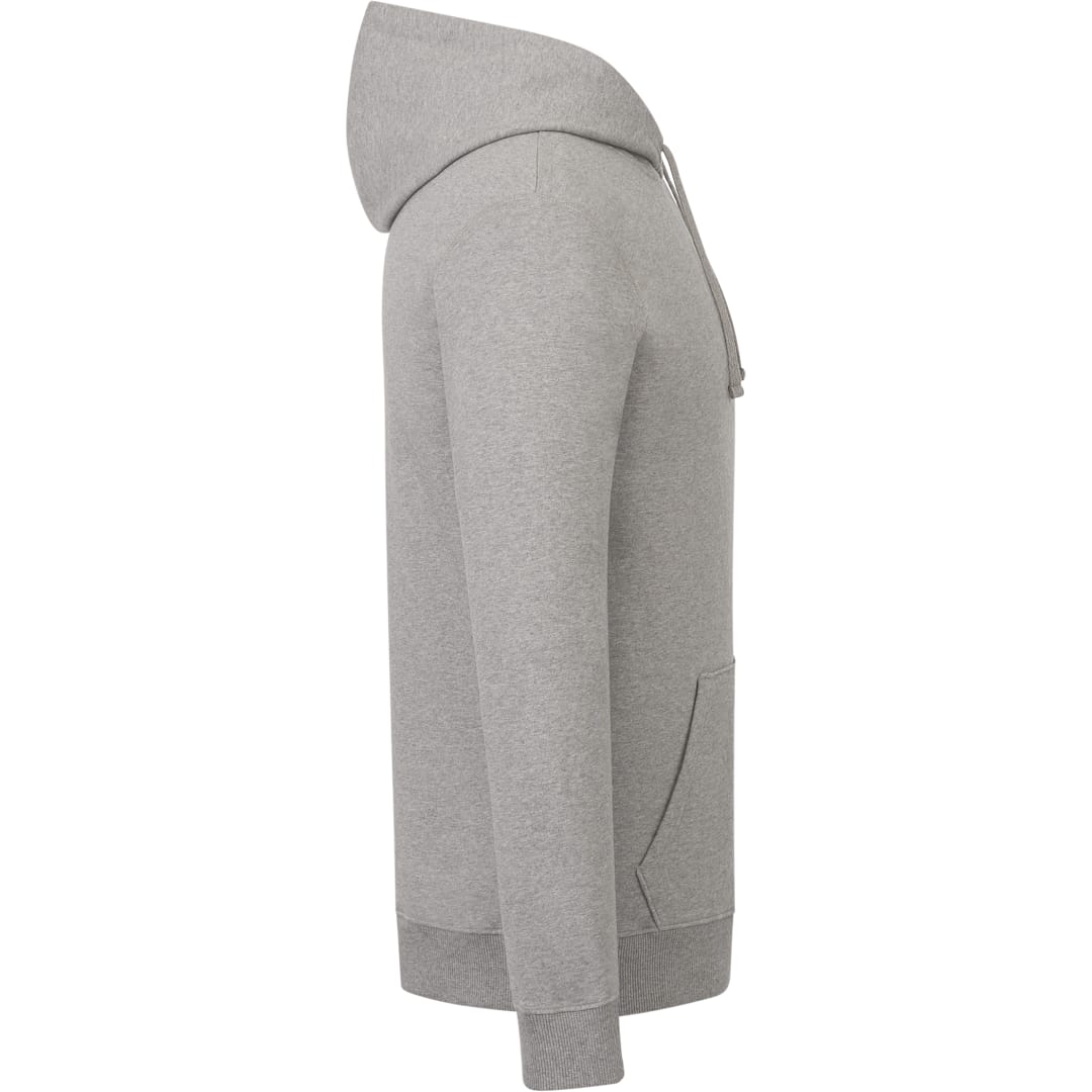 Right View of Grey tentree Organic Cotton Classic Hoodie - Men's plain