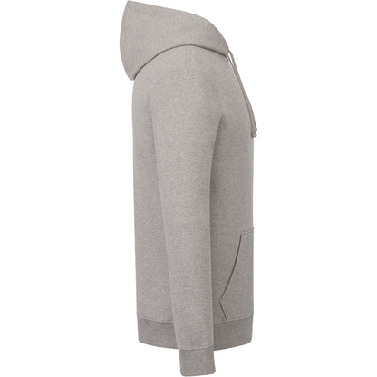 Right View of Grey tentree Organic Cotton Classic Hoodie - Men's plain