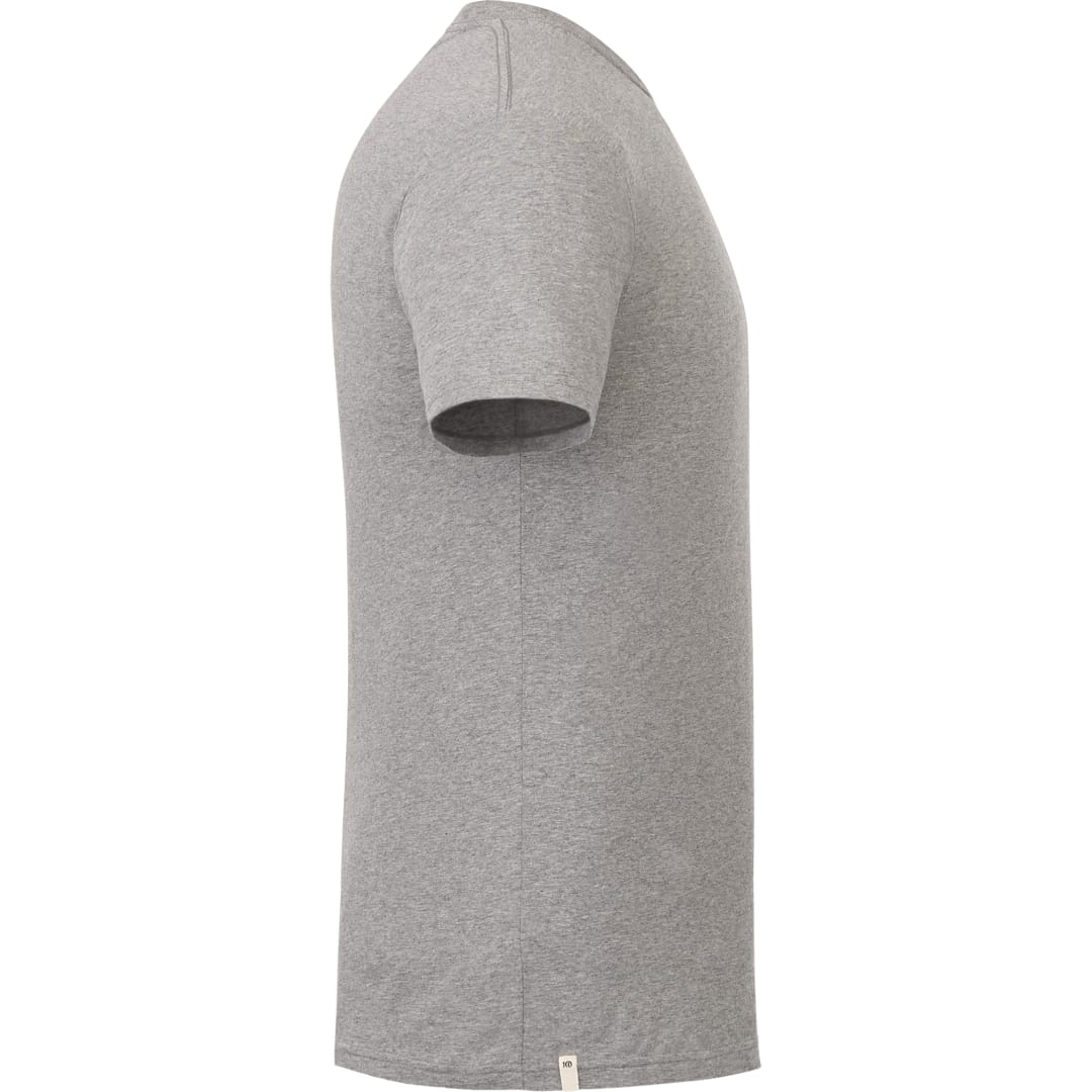 Right View of Grey tentree Organic Cotton Short Sleeve Tee - Men's plain