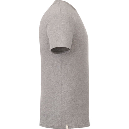 Right View of Grey tentree Organic Cotton Short Sleeve Tee - Men's plain