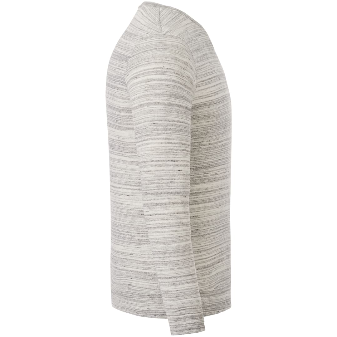 Right View of Grey tentree Space Dye Classic Crew - Men's plain