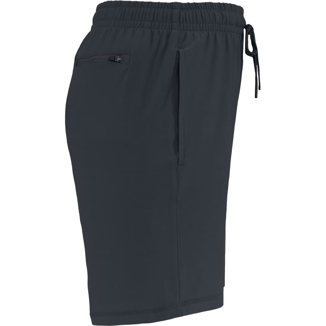 Right View of Grey WELLABLE Women's Knit Short plain