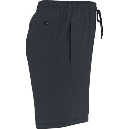 Right View of Grey WELLABLE Women's Knit Short plain