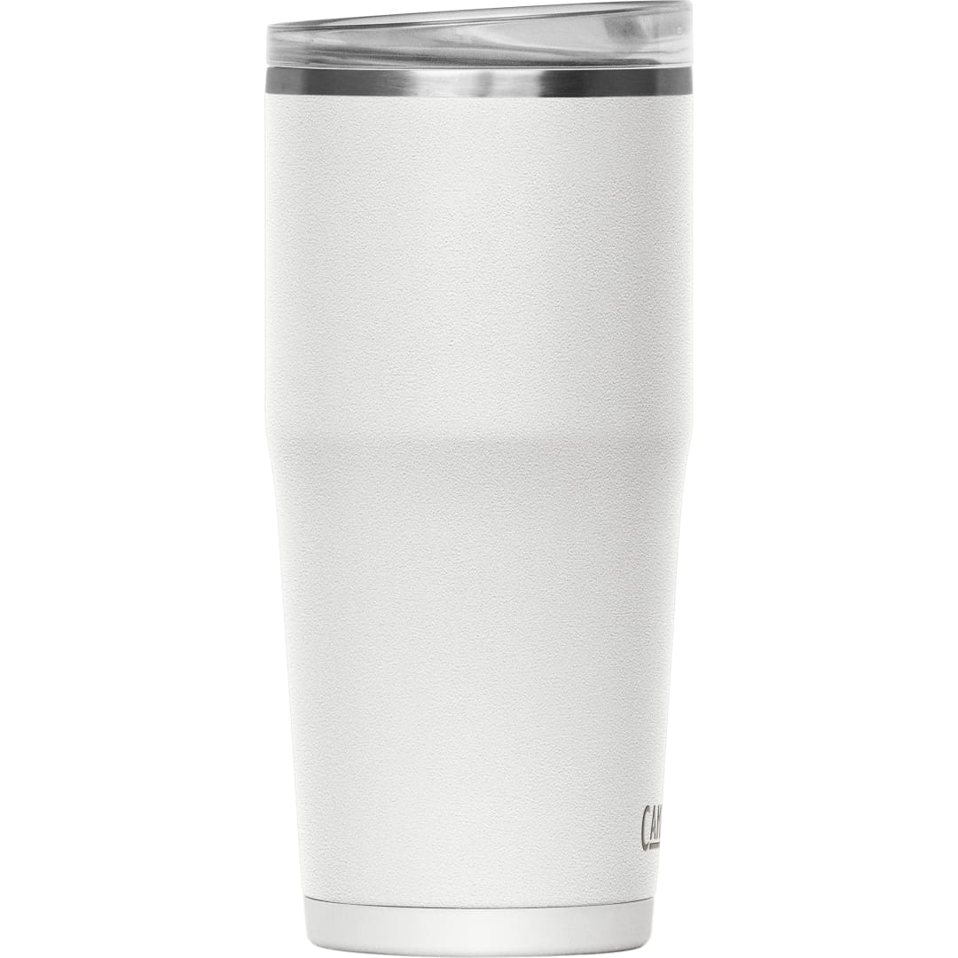 Right View of White Camelbak Thrive Leakproof Tumbler 20oz plain
